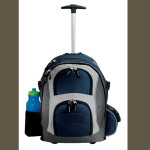 Port AuthorityÂ® - Wheeled Backpack. Navy/Dark Grey