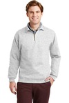 Super Sweats 1/4 Zip Sweatshirt with Cadet Collar