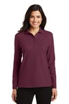 Ladies Silk Touch Long Sleeve Polo