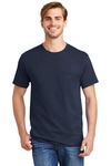 Tagless T Shirt with Pocket