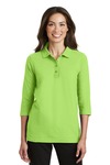 Women's Silk Touch 3/4 Sleeve Polo