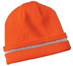 Enhanced Visibility Beanie with Reflective Stripe