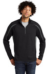 Sport Wick ® Stretch 1/2 Zip Colorblock Pullover