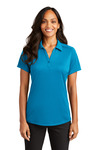 Ladies Diamond Jacquard Polo