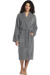 Plush Microfleece Shawl Collar Robe