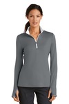 Ladies Dri FIT Stretch 1/2 Zip Cover Up