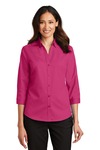 Women's 3/4 Sleeve SuperPro Twill Shirt