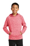 Youth PosiCharge ® Electric Heather Fleece Hooded Pullover