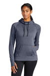 Ladies Tri Blend Fleece Pullover Hoodie