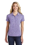 Ladies PosiCharge ® Electric Heather Polo