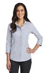 Ladies 3/4 Sleeve Nailhead Non Iron Shirt