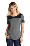 Women's PosiCharge ® Tri Blend Wicking Fan Tee