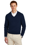 Cotton Stretch V Neck Sweater