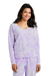 Women's Beach Wash ® Cloud Tie Dye V Neck Sweatshirt