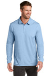 Oceanside Heather Long Sleeve Polo