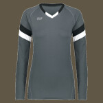 Girls TruHit Tri-Color Long Sleeve Jersey