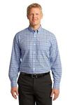 Port Authority®Crosshatch Plaid Easy Care Shirt. S641