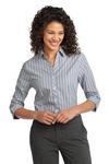 Port Authority® - Ladies Vertical Stripe 3/4-Sleeve Easy Care Shirt. L643 
