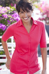 Port Authority® - Ladies Silk Touch™ Interlock Button-Front Polo. L523 