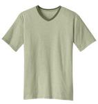 District Made™ - Mens Mini Stripe Notch Crew Tee. DM320 