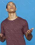 District® - Young Mens Tri-Blend Crew Neck Tee. DT142 