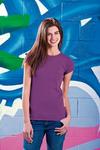 District® - Juniors 1x1 Rib Crew Neck Tee. DT234C 